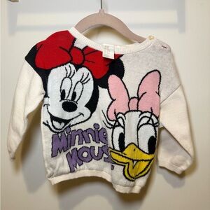 H&M Kids Minnie Mouse Sweater - Red, Pink, White